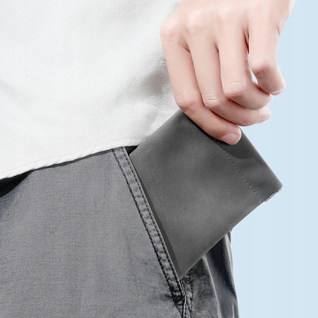 Handytasche, Clipverschluss, wasserdicht, (L), Grau, Mcdodo