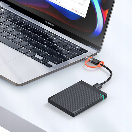 MCDODO ADAPTER PRZEJŚCIÓWKA USB-A 3.0 DO USB-C NA USB TYP C 3A 5GBPS OTG