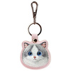 Nimmy Zestaw 3w1 torebka na telefon +    portfel + etui na lokalizator różowy/pink Big Eyed Pet 2.0 Cat