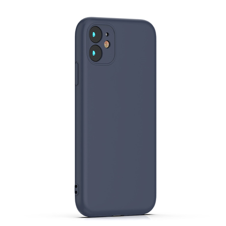 Nakładka Silicon do Samsung Galaxy M15 5G ciemnoniebieska