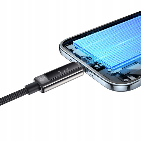 MCDODO KABEL USB-A USB-C SZYBKIE ŁADOWANIE DO TELEFONU 100W 6A 1M OLED