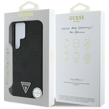 GUESS ETUI GRINNED HOT STAMP DO MAGSAFE DO SAMSUNG GALAXY S25 ULTRA Z LOGO