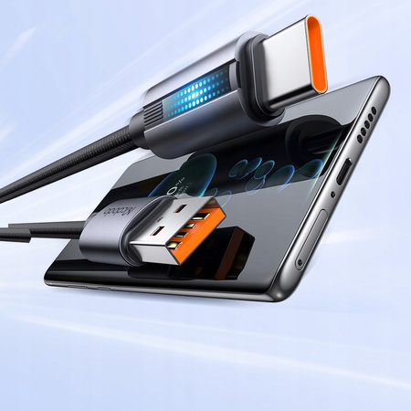 MCDODO USB-C FAST CHARGING CABLE FOR SAMSUNG XIAOMI TYPE C 6A 100W 1M LED