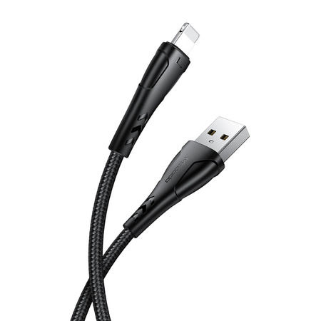 Mcdodo phone cable with Car Play and Android Auto support, USB, for Iphone 20cm black
