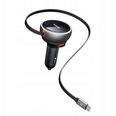 MCDODO LEISTUNGSSTARKES SCHNELLES KFZ-LADEGERÄT 3X USB USB-C PD 80W LED 1M KABEL