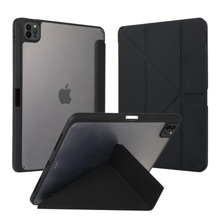 NO NAME ETUI SMART STAND POKROWIEC DO IPAD AIR 13 2024 CZARNE FUNKCJONALNE