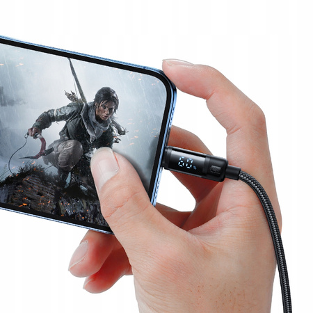 MCDODO CHARGER USB-C LIGHTNING FAST CHARGING CABLE FOR IPHONE 1M LED