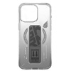 Skinarma etui Helio iPhone 16 Pro 6.3 Magnetic Charging + Grip Stand titanium