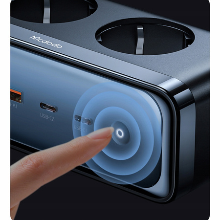 Încãrcãtor prelungitor MCDODO CA GAN 2xUSB 2xUSB-C 2xAC 70W