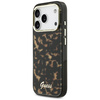 Etui Guess IML Script Metal MagSafe do   iPhone 17 Pro Max tortoise