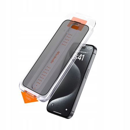 MCDODO EZ PASTE Sichtschutzglas aus gehärtetem Glas für iPhone 16