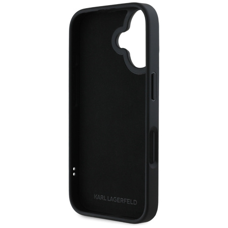 KARL LAGERFELD ETUI HC 3D RUBBER DOUBLE HEADS DO IPHONE 16 OCHRONNE