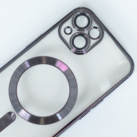 Nakładka Color Chrome Mag do iPhone 16e / 17e czarna