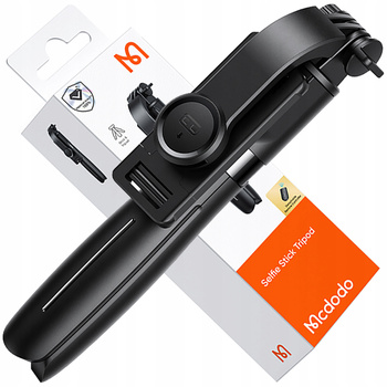 MCDODO KIJEK SELFIE STICK TRIPOD BLUETOOTH STATYW DŁUGI DO IPHONE SAMSUNG