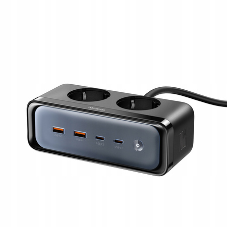 MCDODO ŁADOWARKA SIECIOWA LISTWA ZASILAJĄCA GAN 2xUSB 2xUSB-C 2xAC 70W