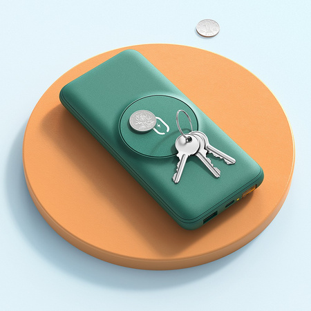 Powerbank Mcdodo, 20000mAh, PD 3.0, do IPhone, Magnetyczne ³adowanie, Zielony