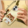 NIMMY ETUI CASE DO IPHONE 16 6.1 BIG EYED PET CAT OCHRONNE ANTYPOWIERNIOWE
