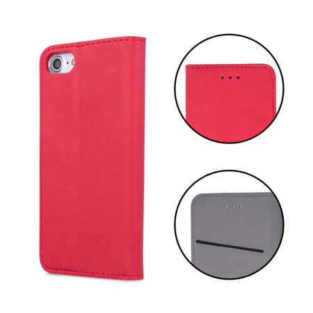Etui Smart Magnet do Samsung Galaxy M35 5G czerwone