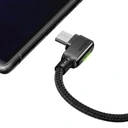 MCDODO KABEL KĄTOWY 90° MICRO USB SZYBKIE ŁADOWANIE DWUSTRONNY QC 3 LED 2M