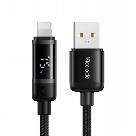 MCDODO USB-Lightning-Ladekabel mit Schnellladefunktion für iPhone (1 m, LED)