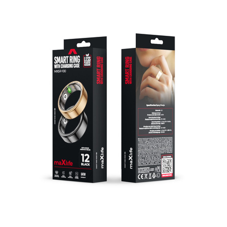 Maxlife smart ring MXSR-100 złoty rozmiar 11