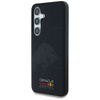 Etui Red Bull Leather Meshed Debossed Bull MagSafe do Samsung Galaxy S25 granatowy