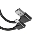 MCDODO KABEL KĄTOWY 90° MICRO USB SZYBKIE ŁADOWANIE DWUSTRONNY QC 3 LED 2M