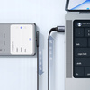MCDODO KABEL USB-C KĄTOWY SZYBKIE ŁADOWANIE USB TYP C 6A 100W CZARNY 2M