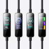 MCDODO KABEL USB-C USB-C SZYBKIE ŁADOWANIE USB TYP C PD 240W 1M LED CZARNY