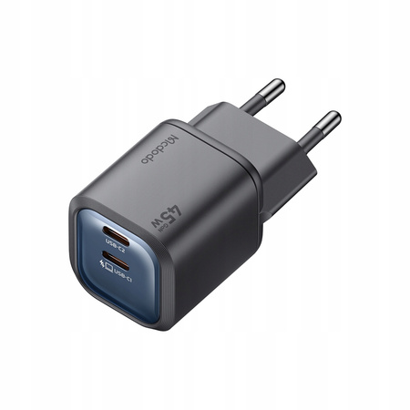 Încãrcãtor rapid de telefon MCDODO, sursã de alimentare cu 2 porturi USB-C PD GAN 45W