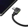 MCDODO KABEL KĄTOWY 90° MICRO USB SZYBKIE ŁADOWANIE DWUSTRONNY QC 3 LED 2M