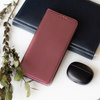 Etui Smart Magnetic do Oppo A6 4G / A6 5G / A6X 4G / A6X 5G / A6S 4G / A6S 5G Global burgundowe