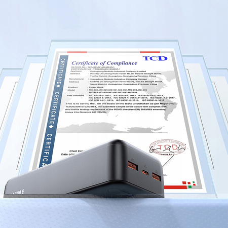 MCDODO POWERBANK 30000MAH WITH DISPLAY 2X USB USB-C 2A 10W + USB-C CABLE