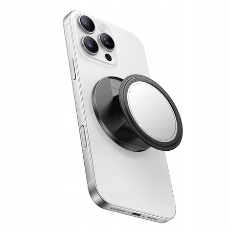 MCDODO STOJAK UCHWYT NA TELEFON MAGNETYCZNY Z LUSTERKIEM SKŁADANY CZARNY