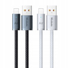MCDODO KABEL USB-A LIGHTNING SZYBKIE ŁADOWANIE DO TELEFONU 3A LED CZARNY 1M