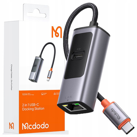 MCDODO Adapter USB-C Ethernet Gigabit RJ45 Netzwerkkarte 1000