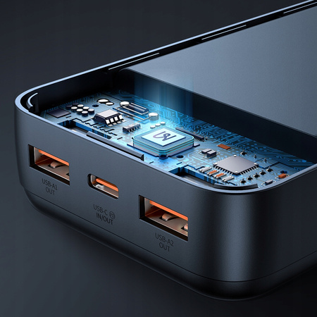 Baterie externã MCDODO 20000MAH cu afi?aj, 3x USB USB-C 22.5W + cablu USB-C