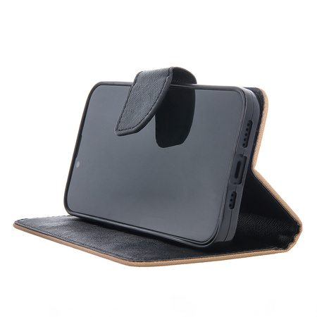 Etui Smart Fancy do iPhone 16 Pro 6,3" czarno-złote