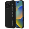 KARL LAGERFELD CASE POKROWIEC 3D DO IPHONE 16 PRO RUBBER ELONGATED GLITTER