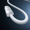 MCDODO KABEL USB-C USB-C SZYBKIE ŁADOWANIE USB TYP C 240W 2M LED BIAŁY