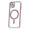 Nakładka Color Chrome Mag do iPhone 16e / 17e różowo-złota