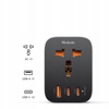 MCDODO PRZEJŚCIÓWKA ŁADOWARKA ADAPTER PODRÓŻNY WTYCZKA EU 2 USB-C 1 USB-A