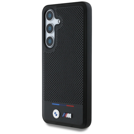 BMW ETUI DO MAGSAFE DO SAMSUNG GALAXY S25 POKROWIEC LEATHER TRICOLOR STRIPE