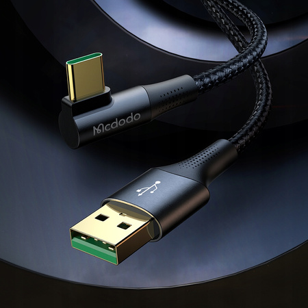 Mcdodo Kabel kątowy do telefonu szybkie ładowanie USB-C 6A 1,2M