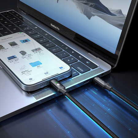 MCDODO ŁADOWARKA INDUKCYJNA DO APPLE WATCH 2W1 KABEL DO IPHONE MACBOOK 60W