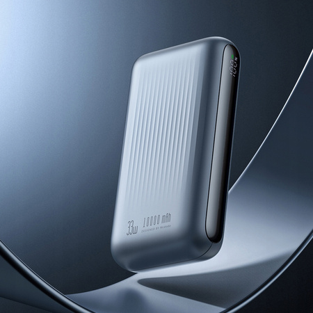 MCDODO POWERBANK Z WYŚWIETLACZEM 10000MAH 33W 2 X USB USB-C + KABEL USB-C CZARNY
