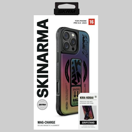 Skinarma etui Kira Kobai iPhone 16 Pro   Max 6.9 Magnetic Charging Grip Stand hologram