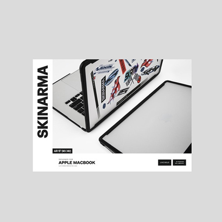 Skinarma etui Henko MacBook Air 15 (M3-M2) przezroczysty/frost clear