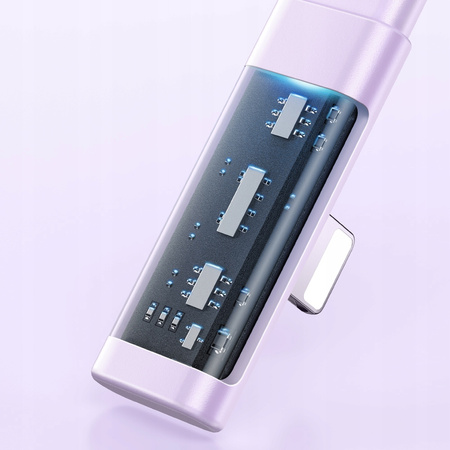 MCDODO KABEL KĄTOWY USB LIGHTNING PŁASKI 36W DO IPHONE 13 14 FIOLETOWY 2M