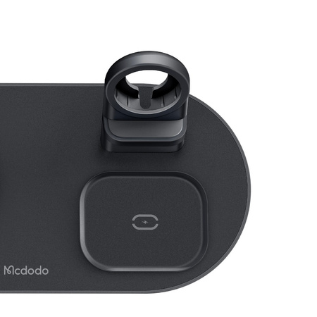 Mcdodo Stacja dokująca, ładowarka 3w1 do iPhone, do Airpods, do Watch czarna
